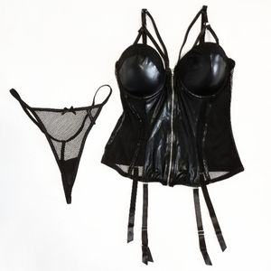 Corset thong role play Halloween fishnet bdsm